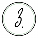Ein Kreis mit der Ziffer 3. darin. Damit wird der 3. Punkt der Aufzählung begonnen.