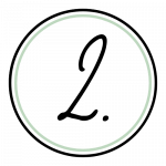 Ein Kreis mit der Ziffer 2. drin. Damit wird der 2. Punkt der Aufzählung begonnen.